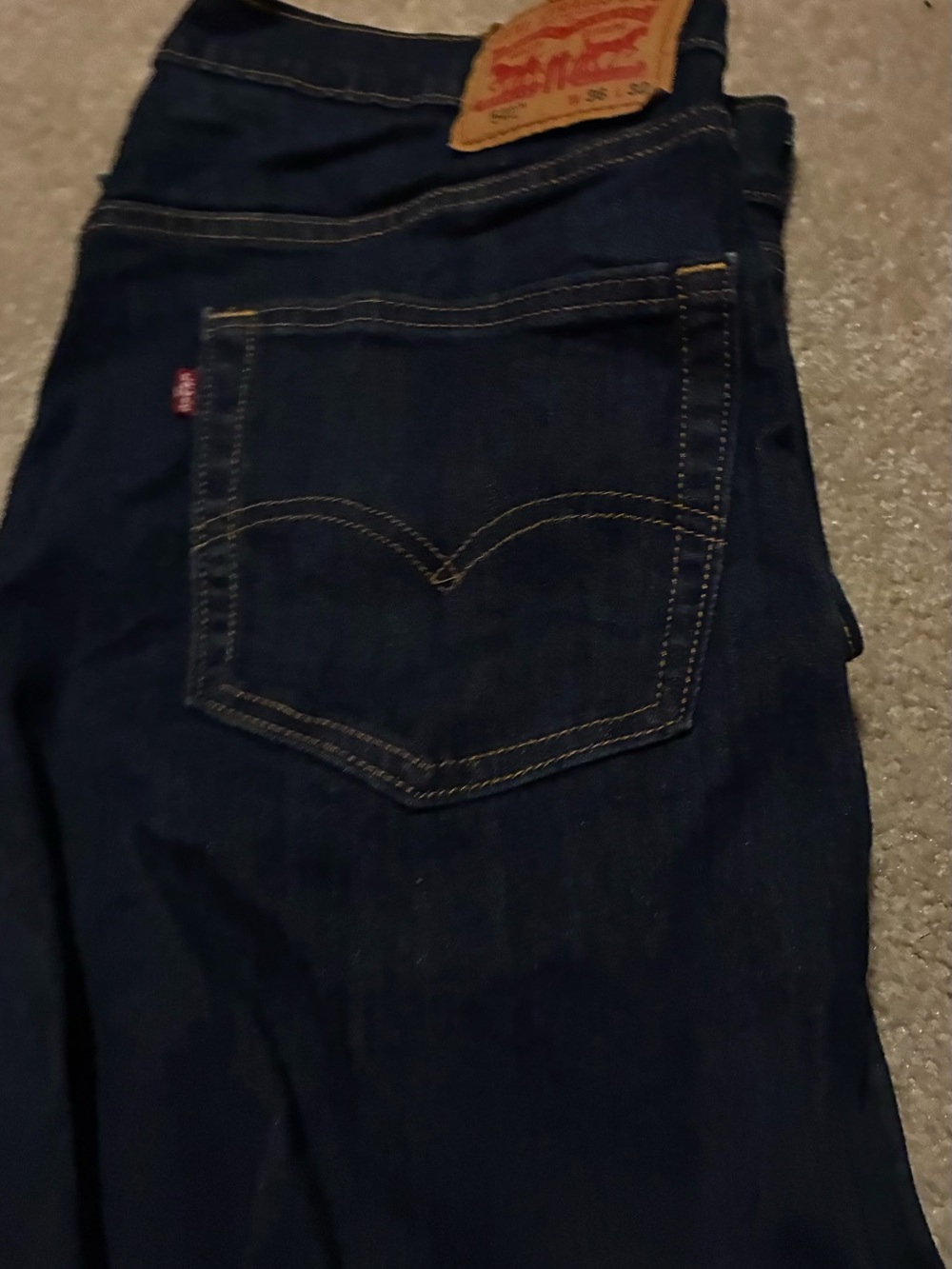 Levi's Men's Slim Straight Dark Indigo Jeans